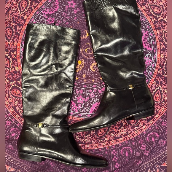 Salvatore Ferragamo Black Leather Boots - Picture 8 of 10